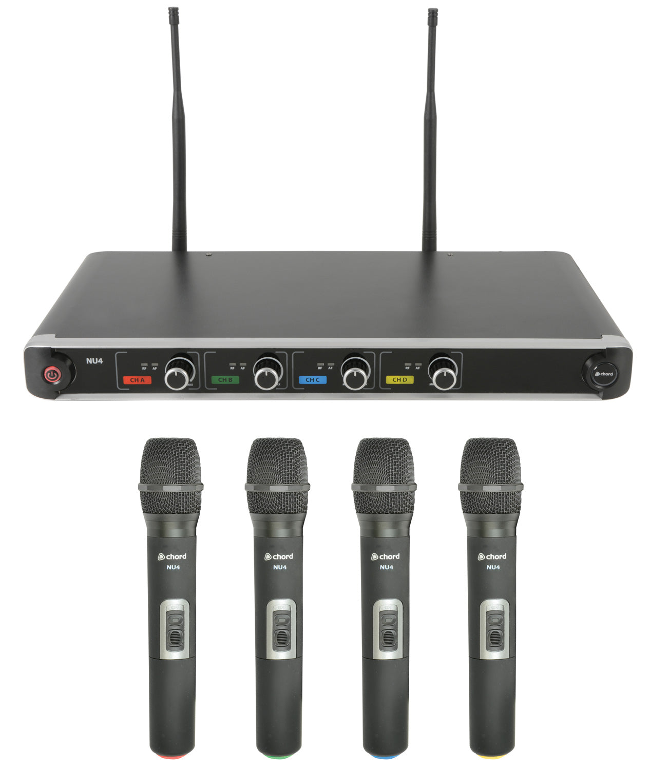 Chord NU4-H Quad UHF System-Handheld 171.843UK