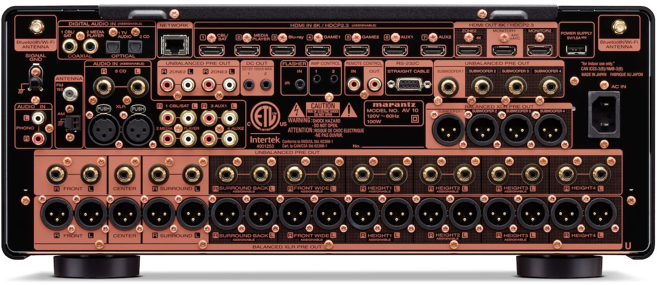 MARANTZ AV 10 REFERENCE 15.4 CHANNEL HOME THEATER PRE-AMPLIFIER/PROCESSOR