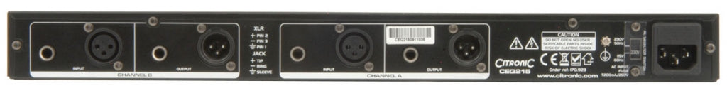 Citronic CEQ215 2x15-band graphic Equaliser 170.923UK