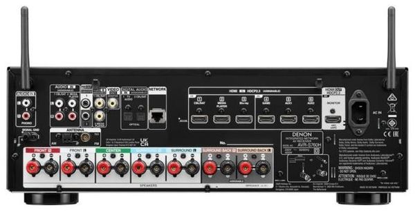 DENON AVR-S760H 7.2ch 8K AV Receiver with 3D Audio, Voice Control and HEOS Built in®