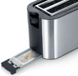 SEVERIN TOASTER AT 2590, 4 SLICES, 1400W, STAINLESS STEEL