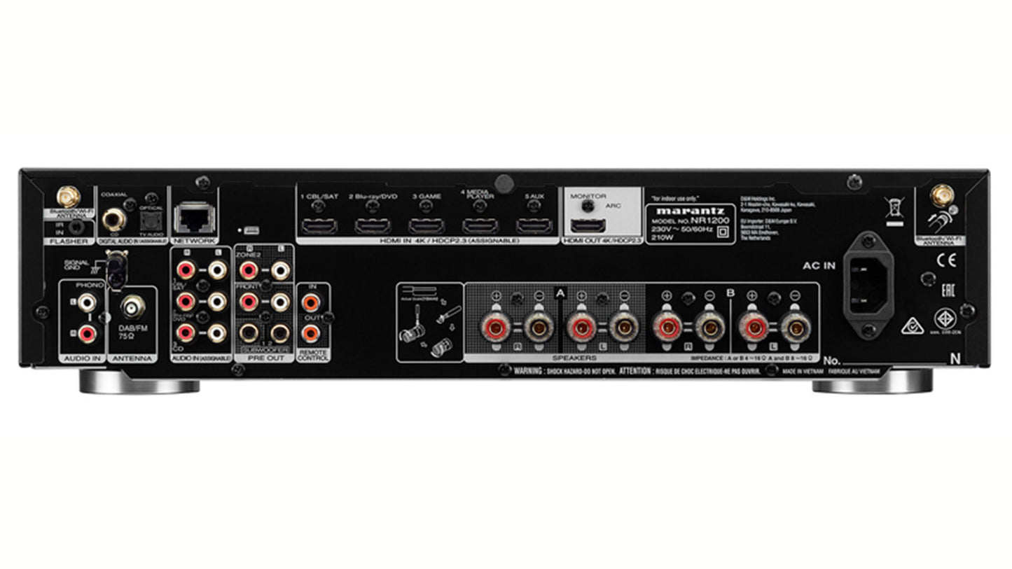 MARANTZ NR1200 2-CHANNEL SLIM STEREO RECEIVER WITH HEOS BUILT-IN