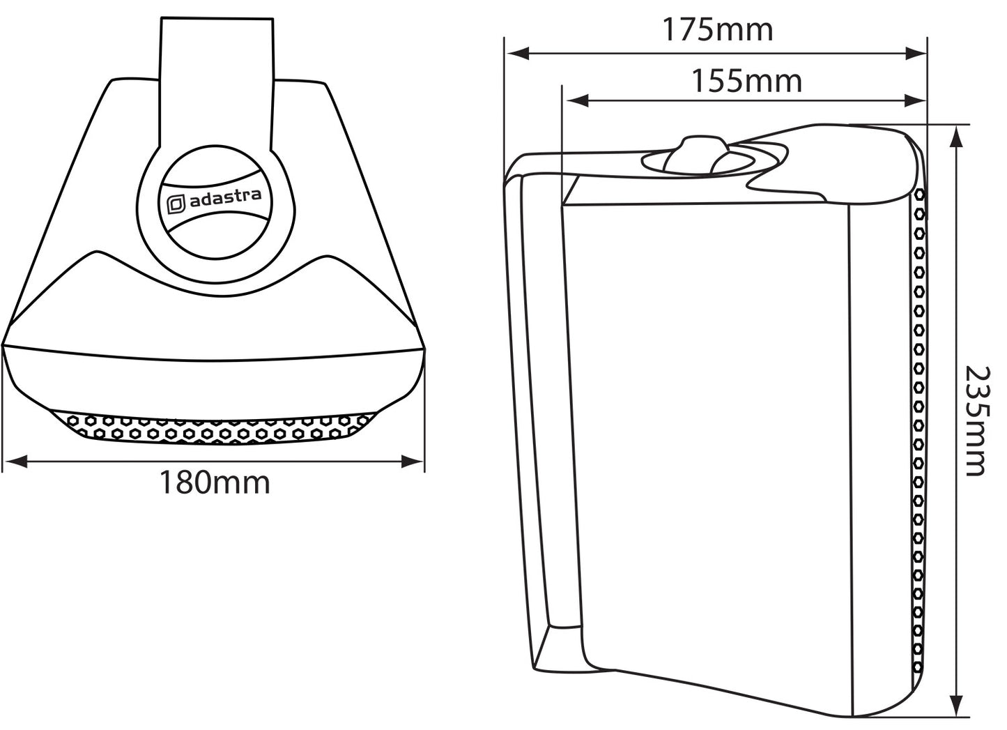 Adastra BC5W 5.25'' Indoor Speakers White 100.904UK (PAIR)