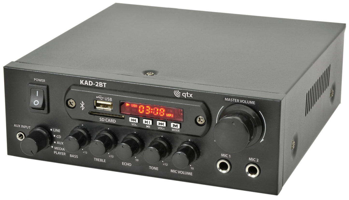 QTX KAD-2BT Amplifier USB/FM/BT 50W 103.122UK