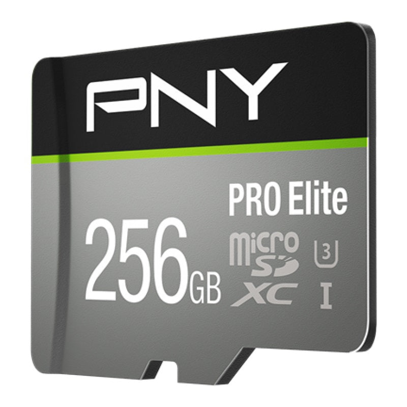 PNY Pro Elite 256GB Micro SD Card With Adapter