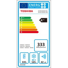 TOSHIBA REFRIGERATOR FRENCH DOORS RF532WE-PMJ