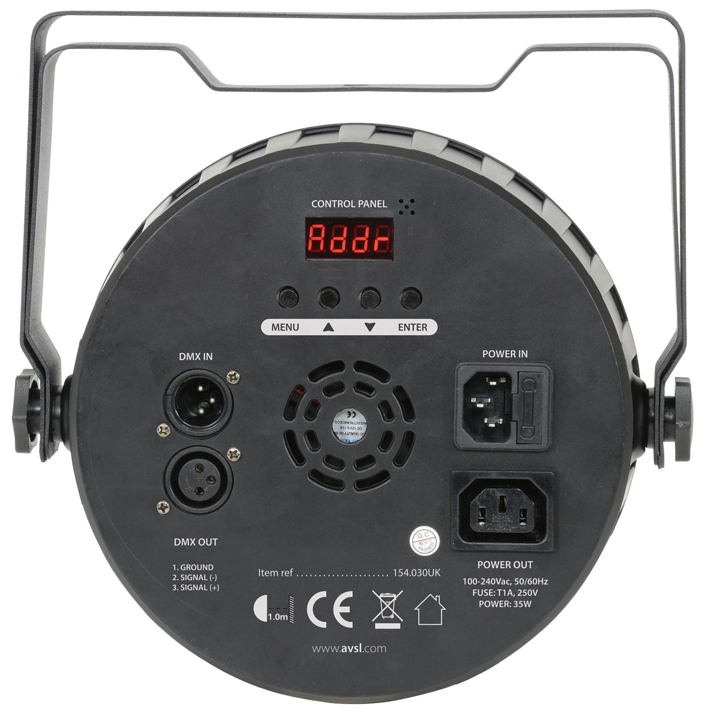 QTX light PAR100 3in1 LED Plastic PARCan 154.030UK