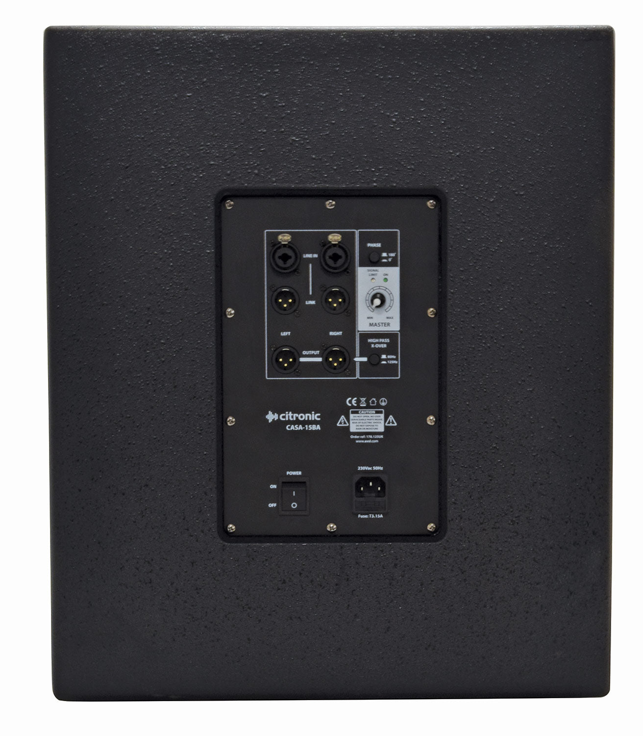 Citronic CASA-15BA Active Subwoofer 500W RMS 178.125UK