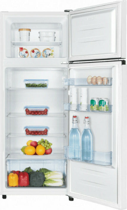 HISENSE RT267D4AWE Refrigerator with Upper Freezer, White