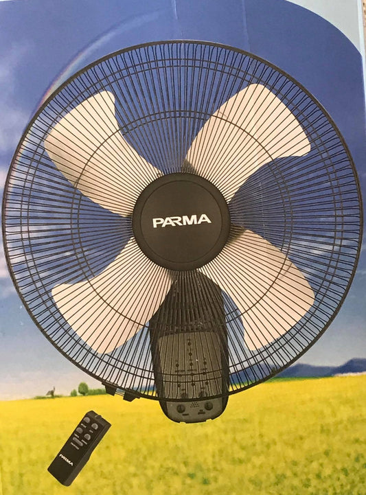 Parma FB-45RC11 Wall Type Fan 18 Inches 55W Black Metal Fan With Remote Control