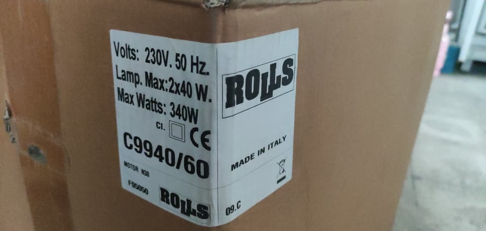 Rolls Chimney Hood C9940/60 600 mm Inox