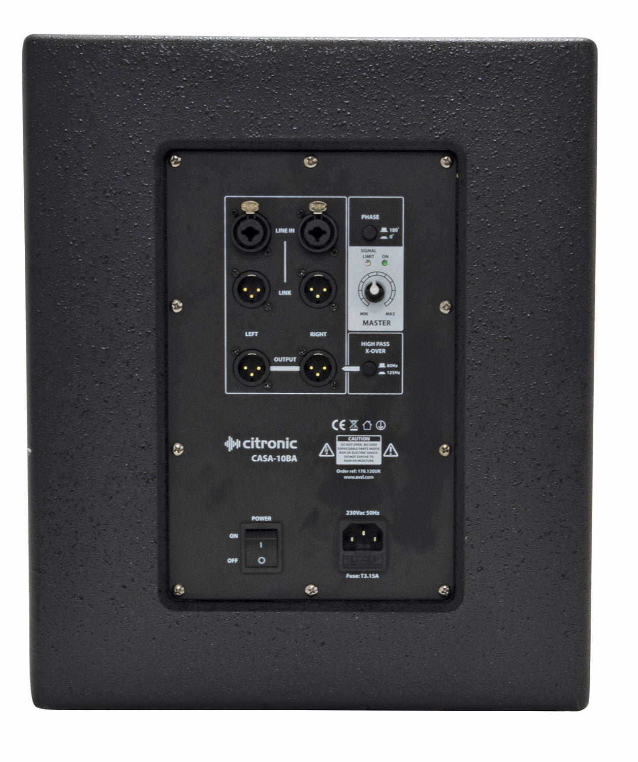Citronic CASA-10BA Active Sub 300Wrms 178.120UK