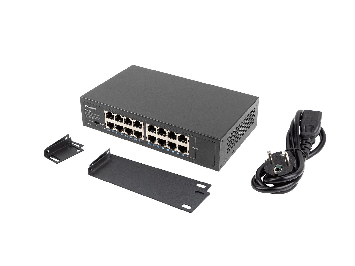 Lanberg RSGE-16 16 Port Gigabit Ethernet Switch Rackmounted