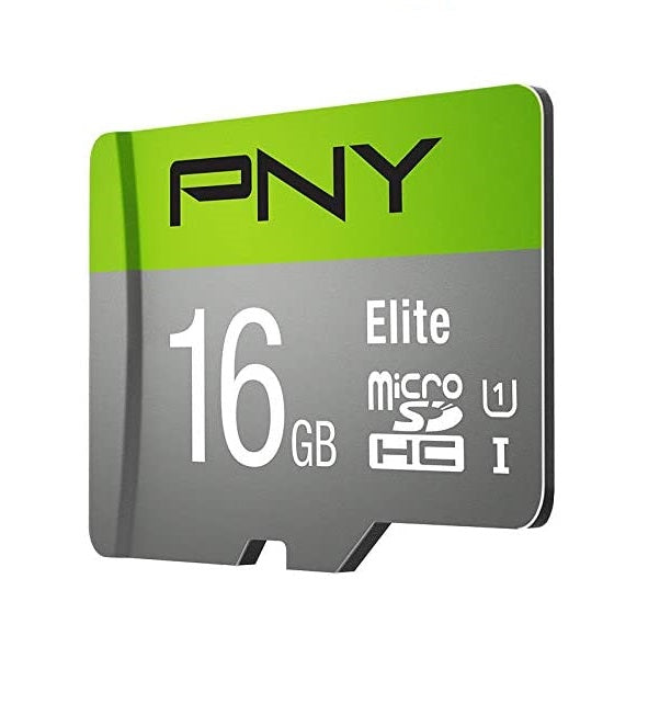 PNY Elite 16GB Micro SD Card With Adapter