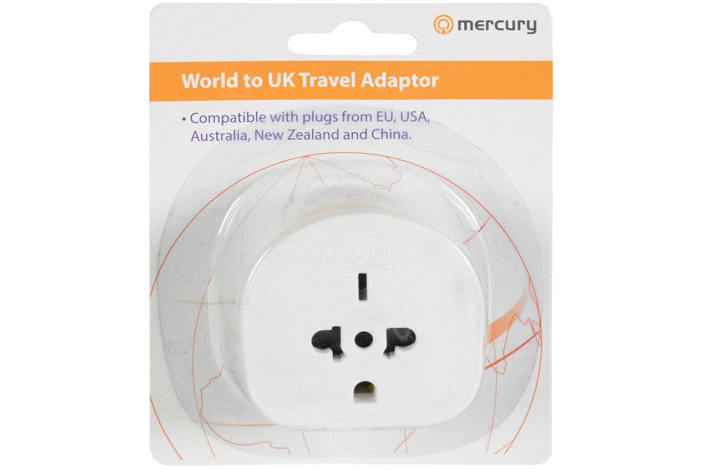 Mercury 429.832UK World to UK Plug Adapter
