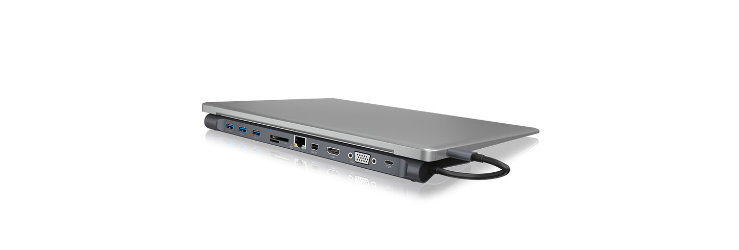 ICYBOX IB-DK2102-C-USB TYPE-C DOCKINGSTATION WITH TRIPLE VIDEO OUTPUT