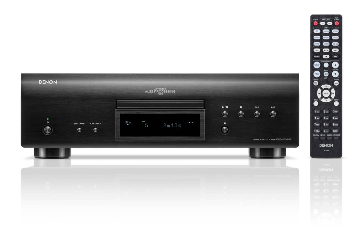 DENON DCD-1700NE CD/SACD player with Advanced AL32 Processing Plus