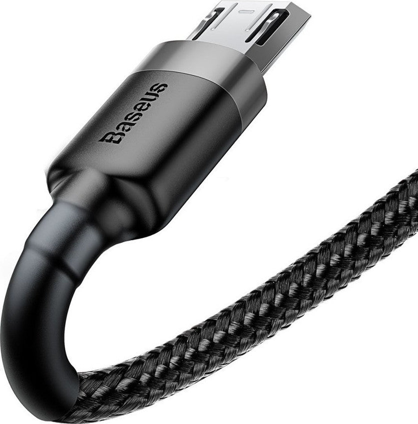 Baseus Cable MicroUSB to USB-A Cafule Braided 0.5m Blk-Gr