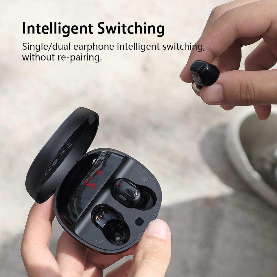 Baseus Encok WM01 PLUS True Wireless Earphones Black