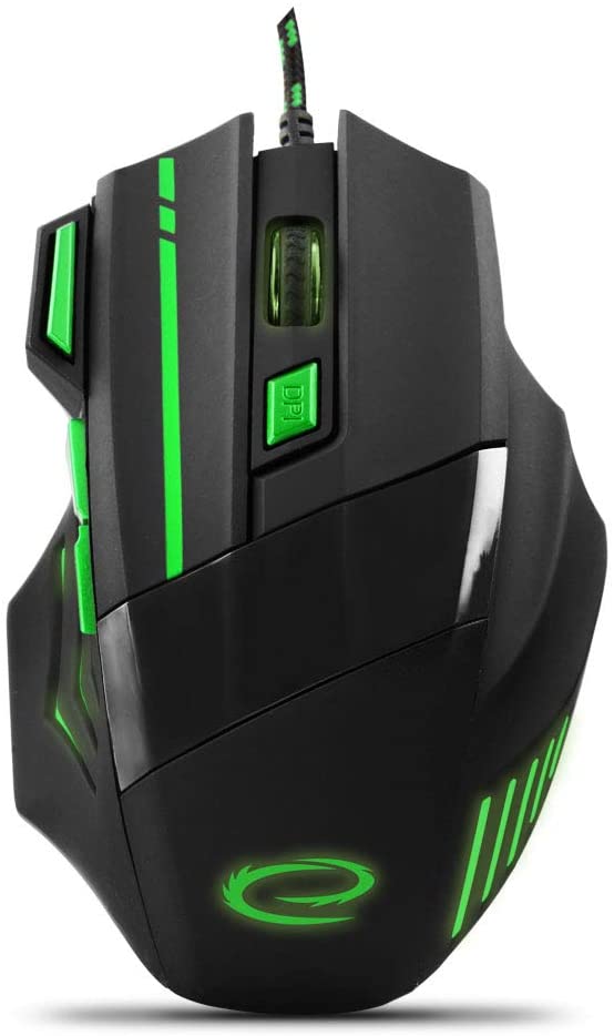 Mouse Esperanza MX201 7D wolf green wired