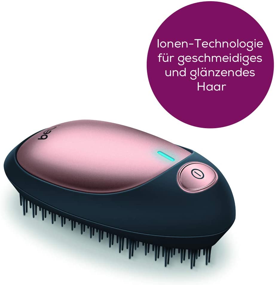 Beurer HT 10 Ion Detangling Brush Perfect for Every Handbag