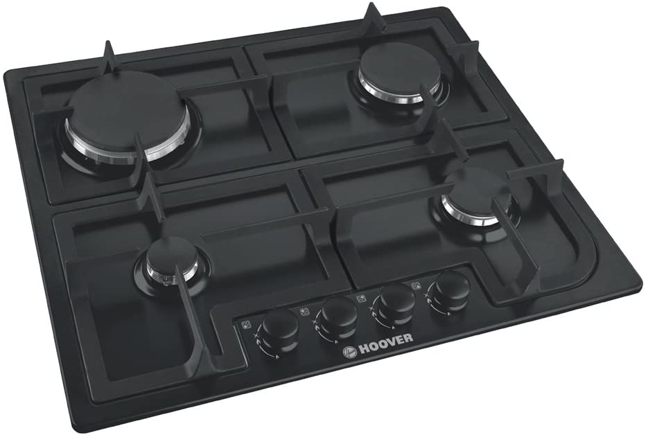 HOOVER HGH64SCB BUILT-IN GAS HOB 4G-FSD BLACK