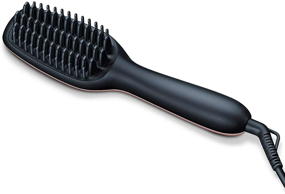Beurer HS 60 Hair Straightening Brush Smooth Hair with just a Single Brushstroke