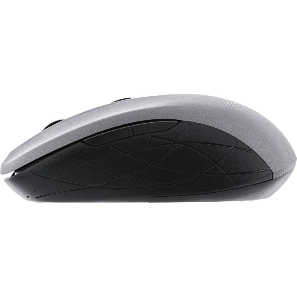INLINE 55363 MOUSE 3 IN 1, BLUETOOTH + 2x 2.4GHz, 5 BUTTONS GREY/BLACK