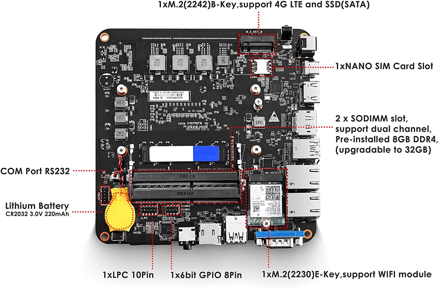 MINIX NEO NGC-5 Intel Core i5-8279U WIN10PRO 8GB/256GB