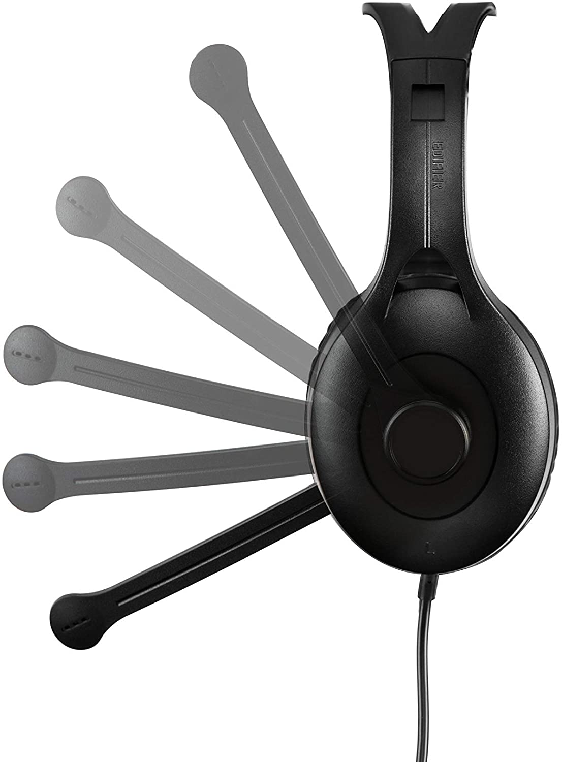 EDIFIER K800 USB HEADSET NOISE CANCELLING MIC BLACK