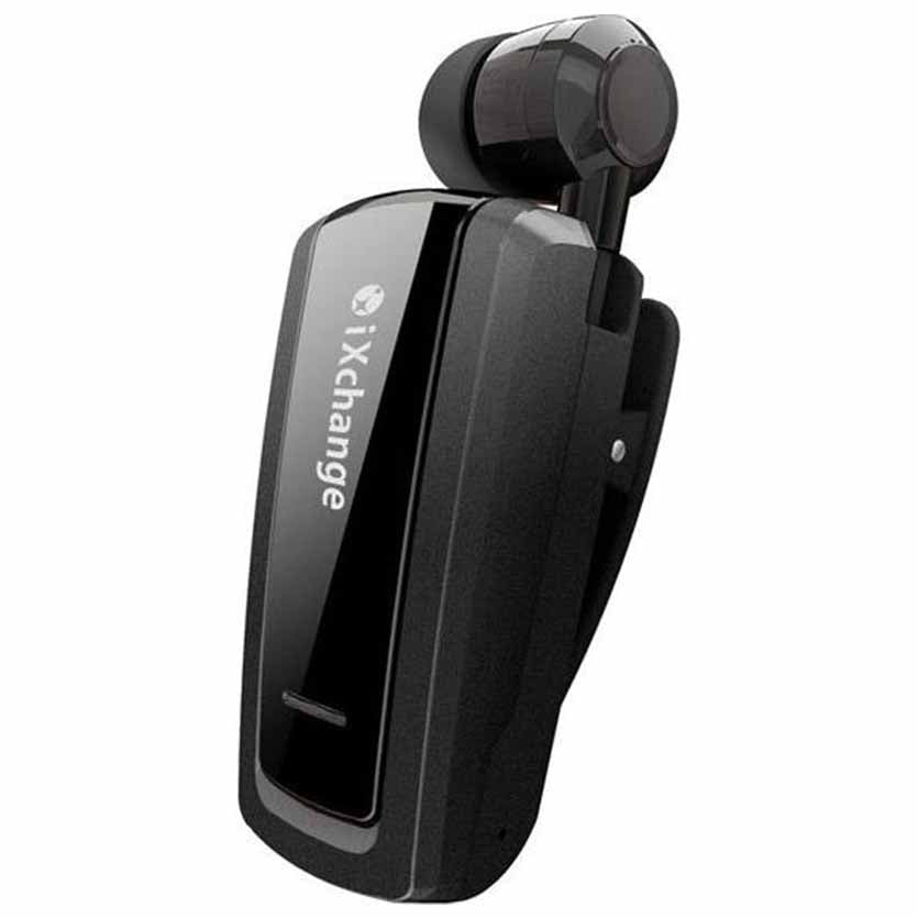 IXCHANGE UA25 BLUETOOTH MINI EARPHONE W/RETRACTABLE CABLE BLACK