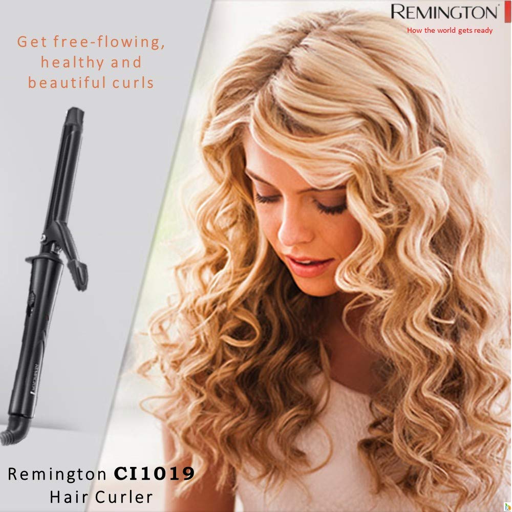 REMINGTON CI1019 19mm Ceramic Tong Black