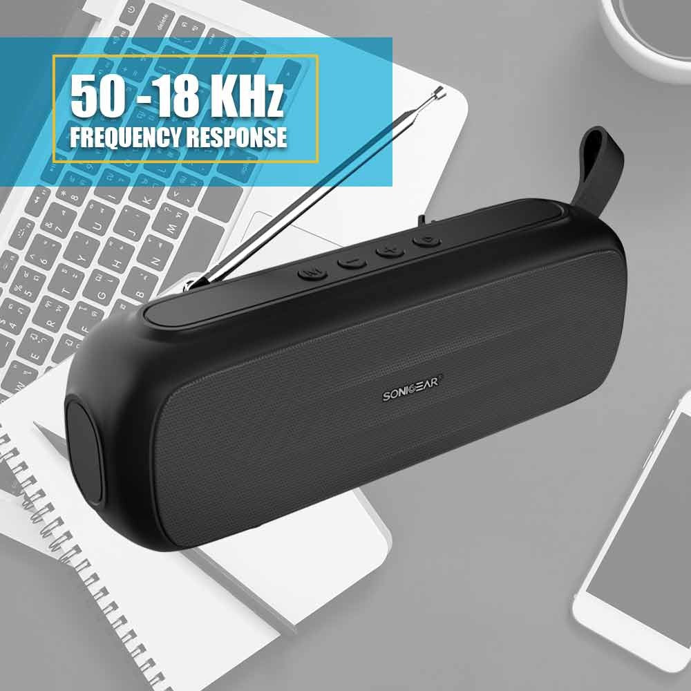 SonicGear P8000 TWS BT /FM/USB/ SD Speaker Black