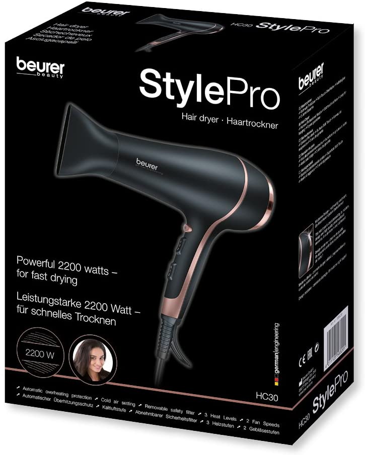 Beurer HC 30 Hair Dryer Professional Results 2400W