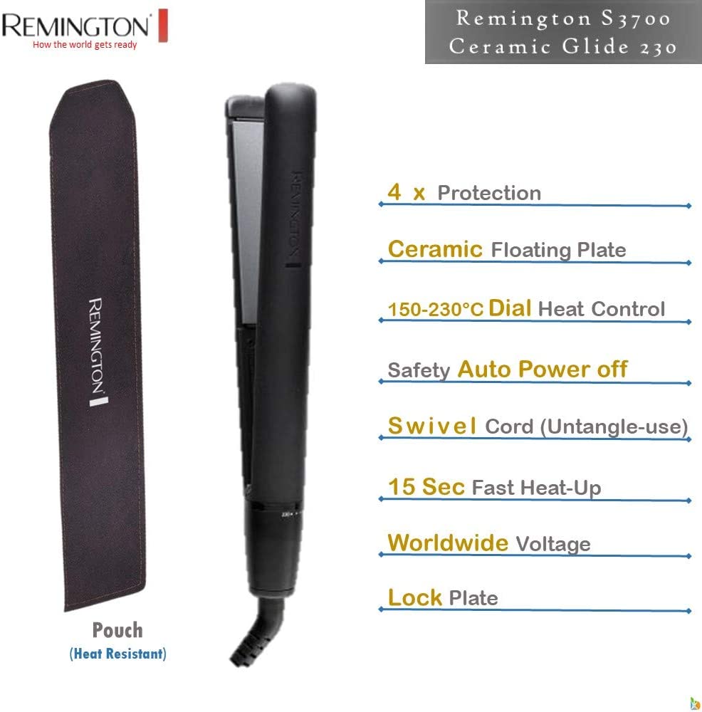 REMINGTON S3700 Ceramic Hair/Glide Straightener