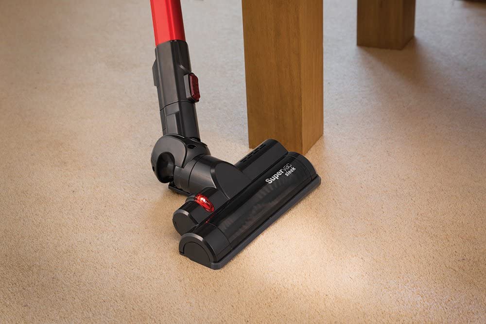 Morphy Richards 731007 Supervac Sleek Power+ Cordless Vacuum Cleaner Red/Black