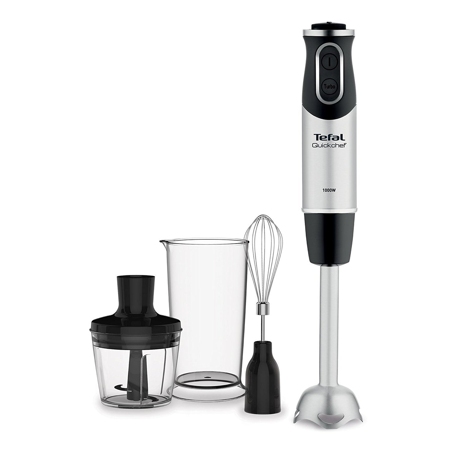 Tefal HB658838 Hand blender 1000W Inox, Black