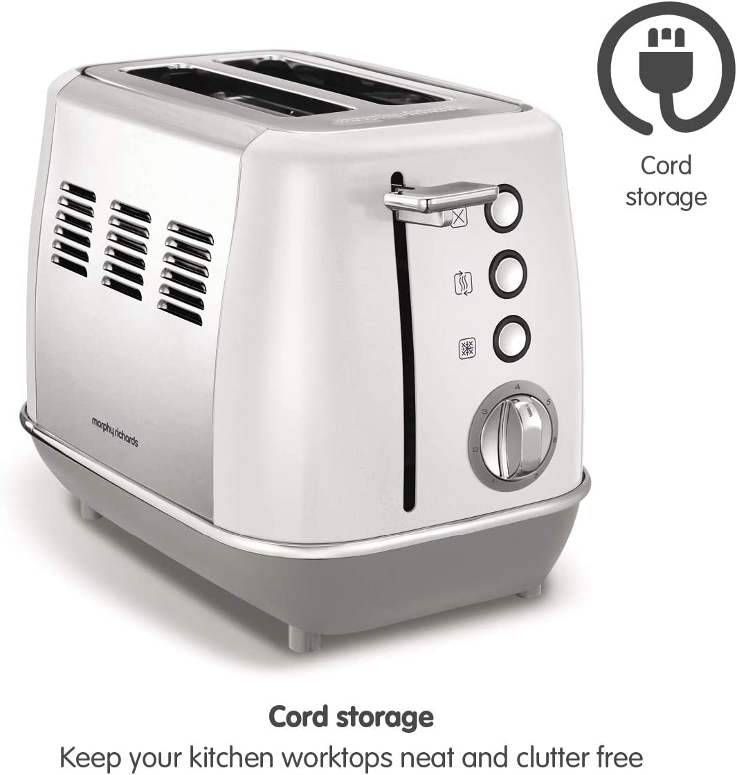 Morphy Richards 224409 Evoke 2 Slice Toaster 850W White