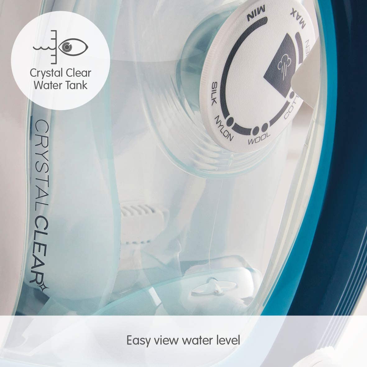 Morphy Richards 300300 Crystal Clear Steam Iron 2400W Turqoise/White
