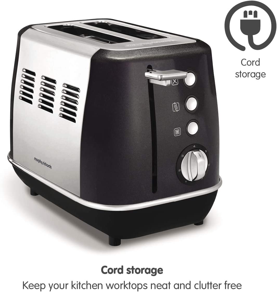 Morphy Richards 224405 Evoke 2 Slice Toaster 850W Black