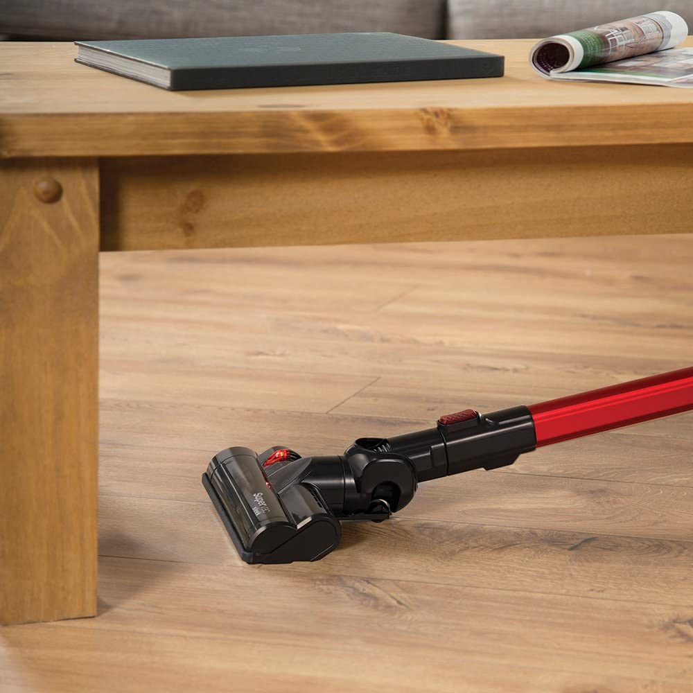 Morphy Richards 731007 Supervac Sleek Power+ Cordless Vacuum Cleaner Red/Black