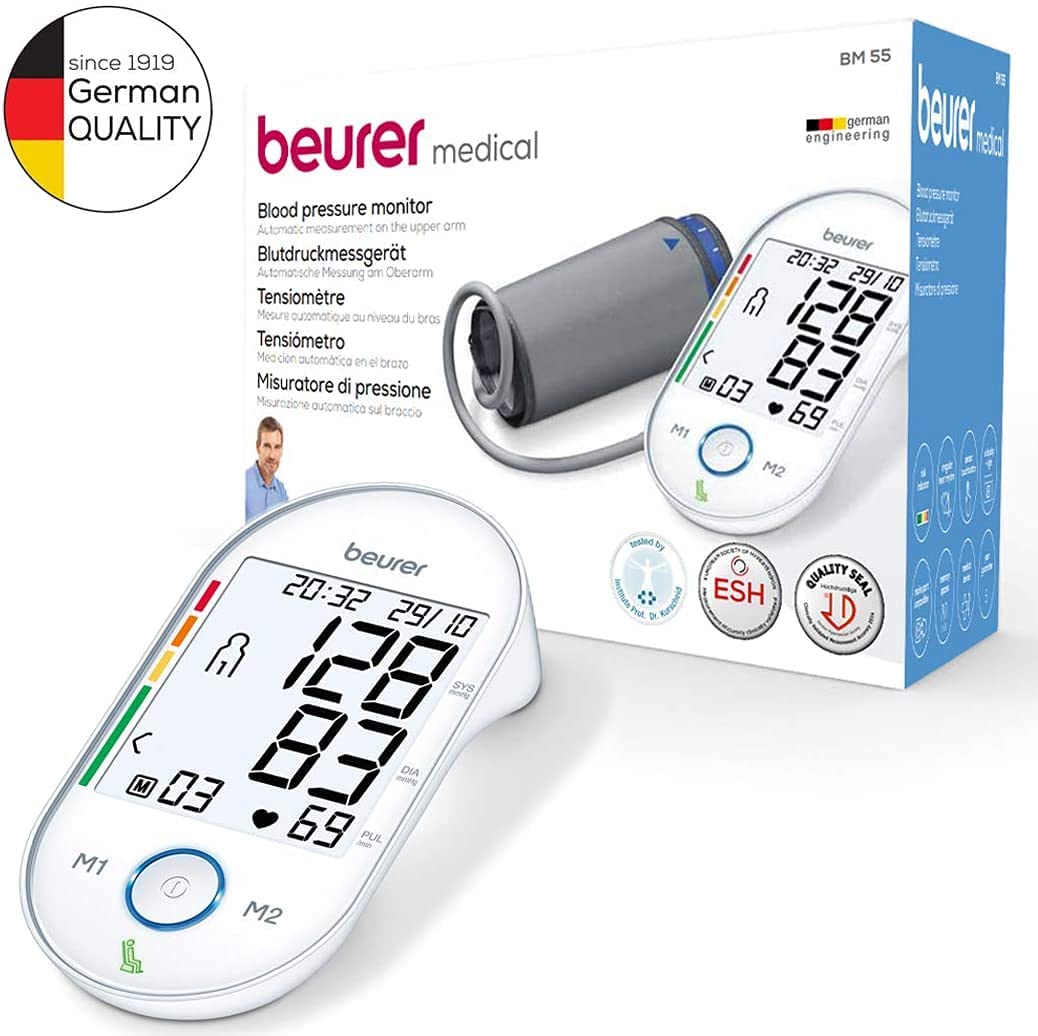 Beurer BM 55 Upper Arm blood Pressure Monitor White