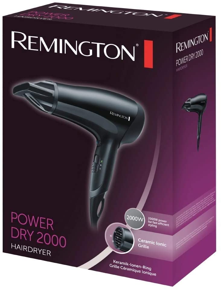 REMINGTON D3010 Power Dry 2000 Dryer Black