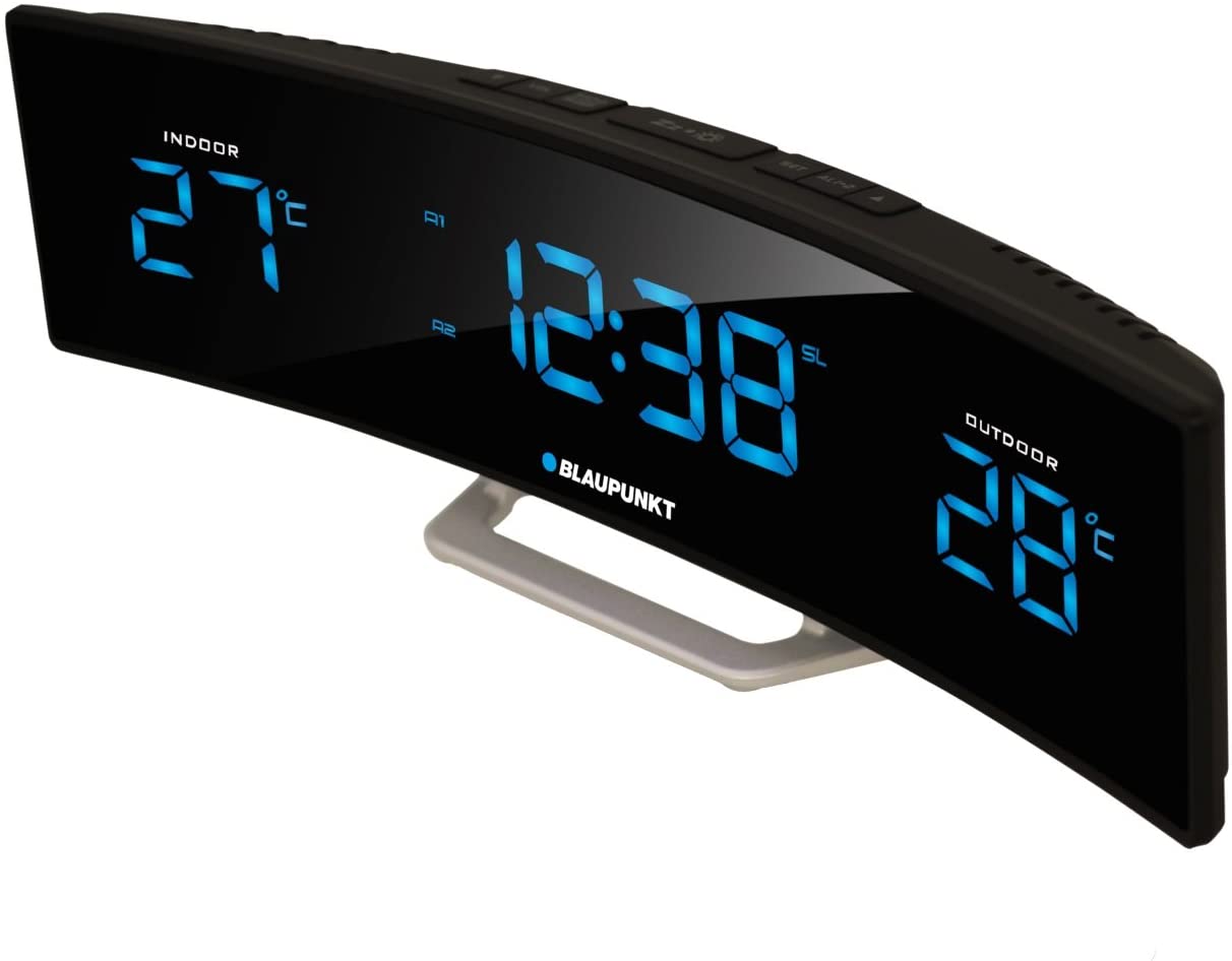 Blaupunkt CR12BK Clock radio with thermometer Black