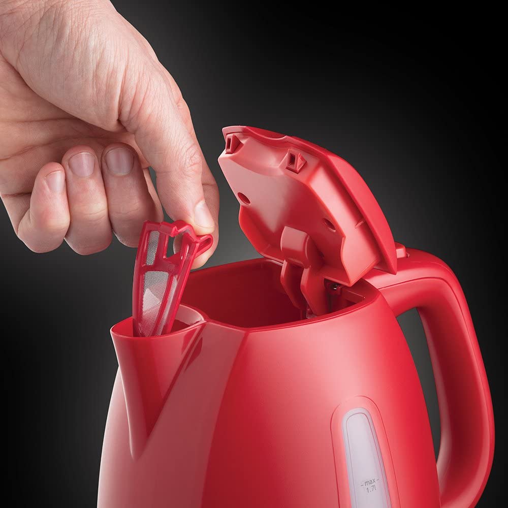 Russell Hobbs 21272 Electric Kettle 1.7L 2400W Red