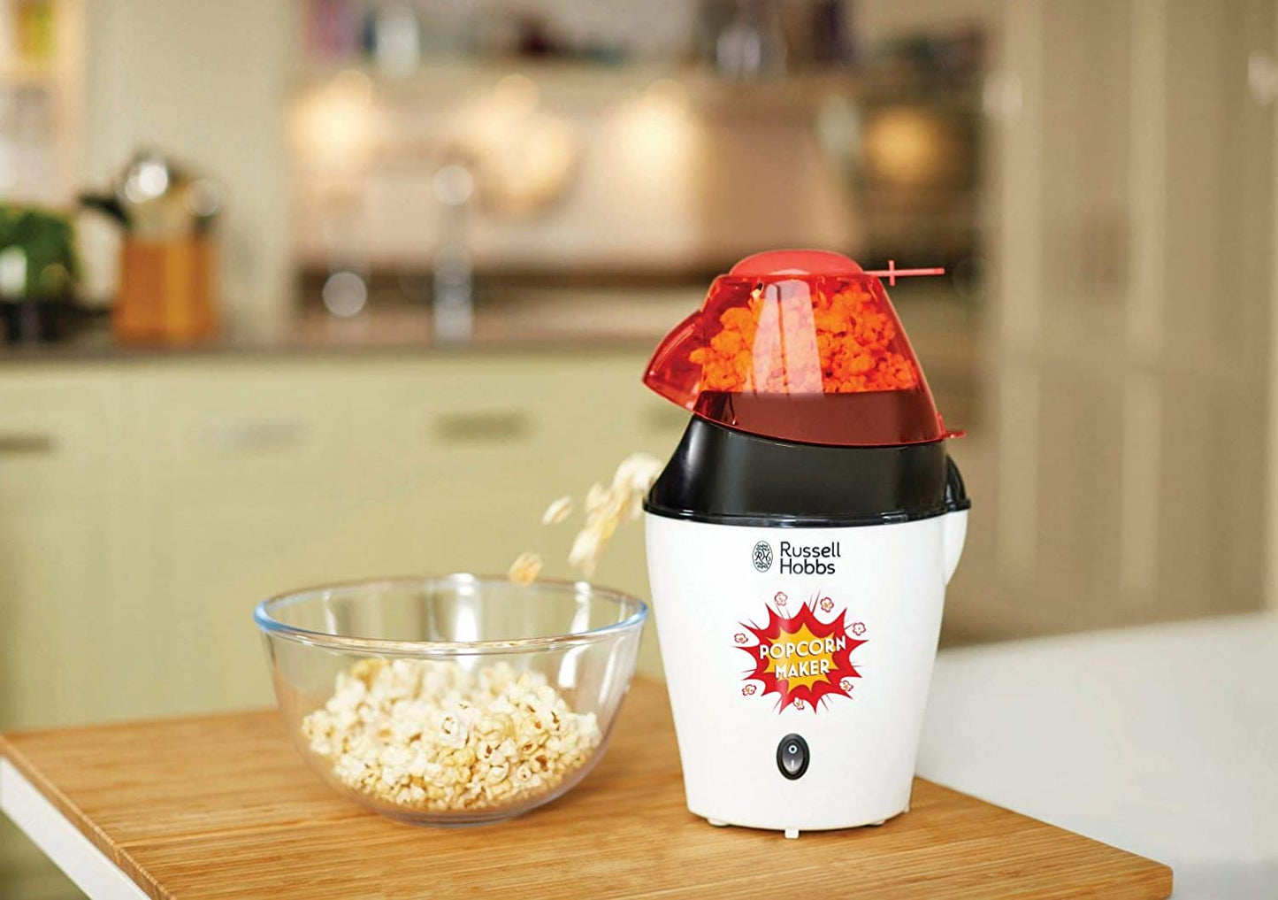 Russell Hobbs 24630 Fiesta Popcorn Maker 1200W Black/White