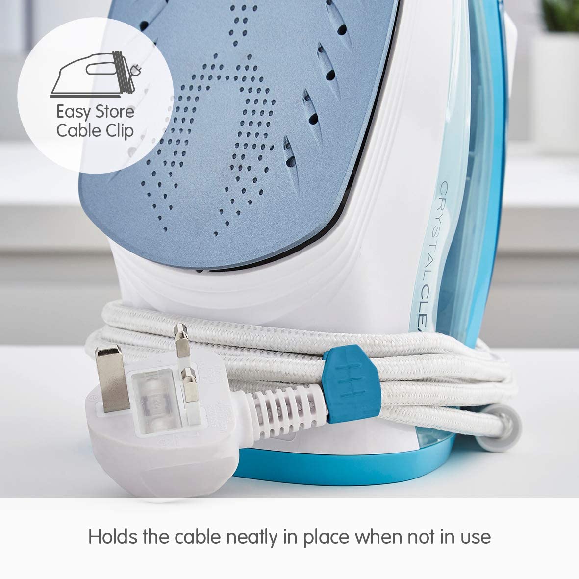Morphy Richards 300300 Crystal Clear Steam Iron 2400W Turqoise/White