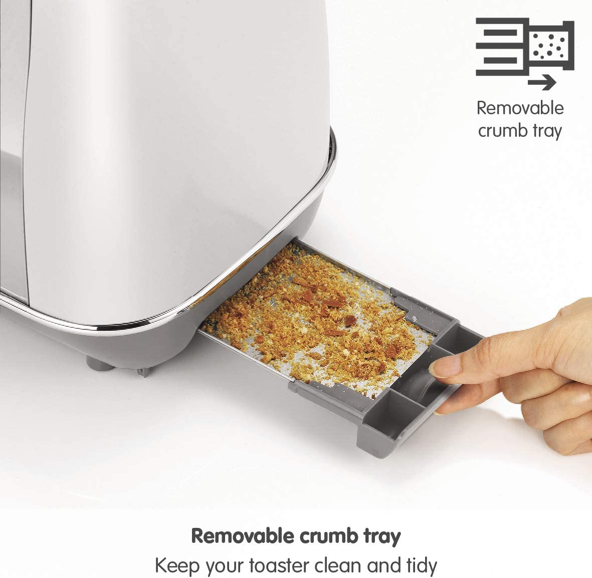 Morphy Richards 224409 Evoke 2 Slice Toaster 850W White