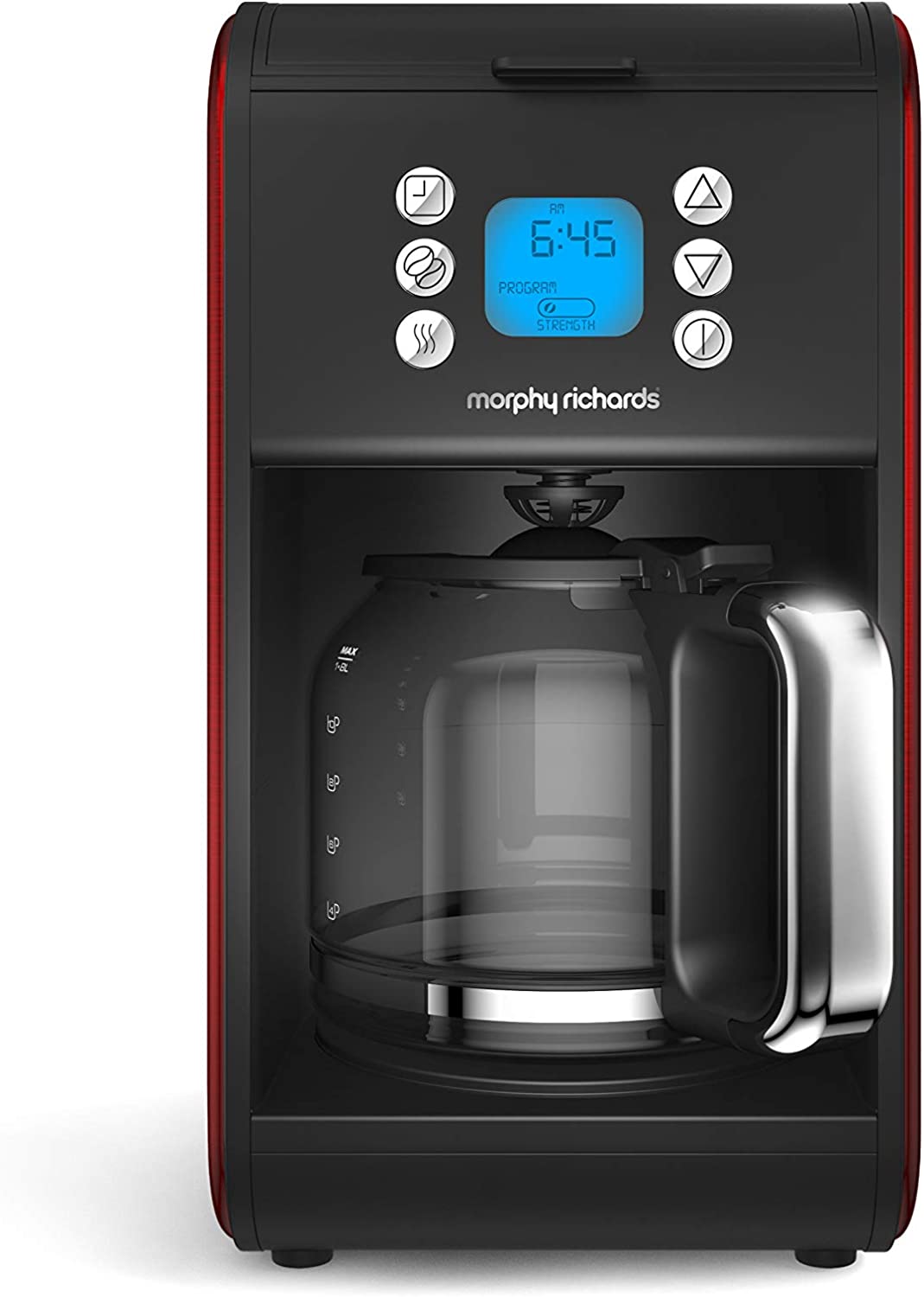 Morphy Richards 162009 Accents Filter Coffee Machine Red