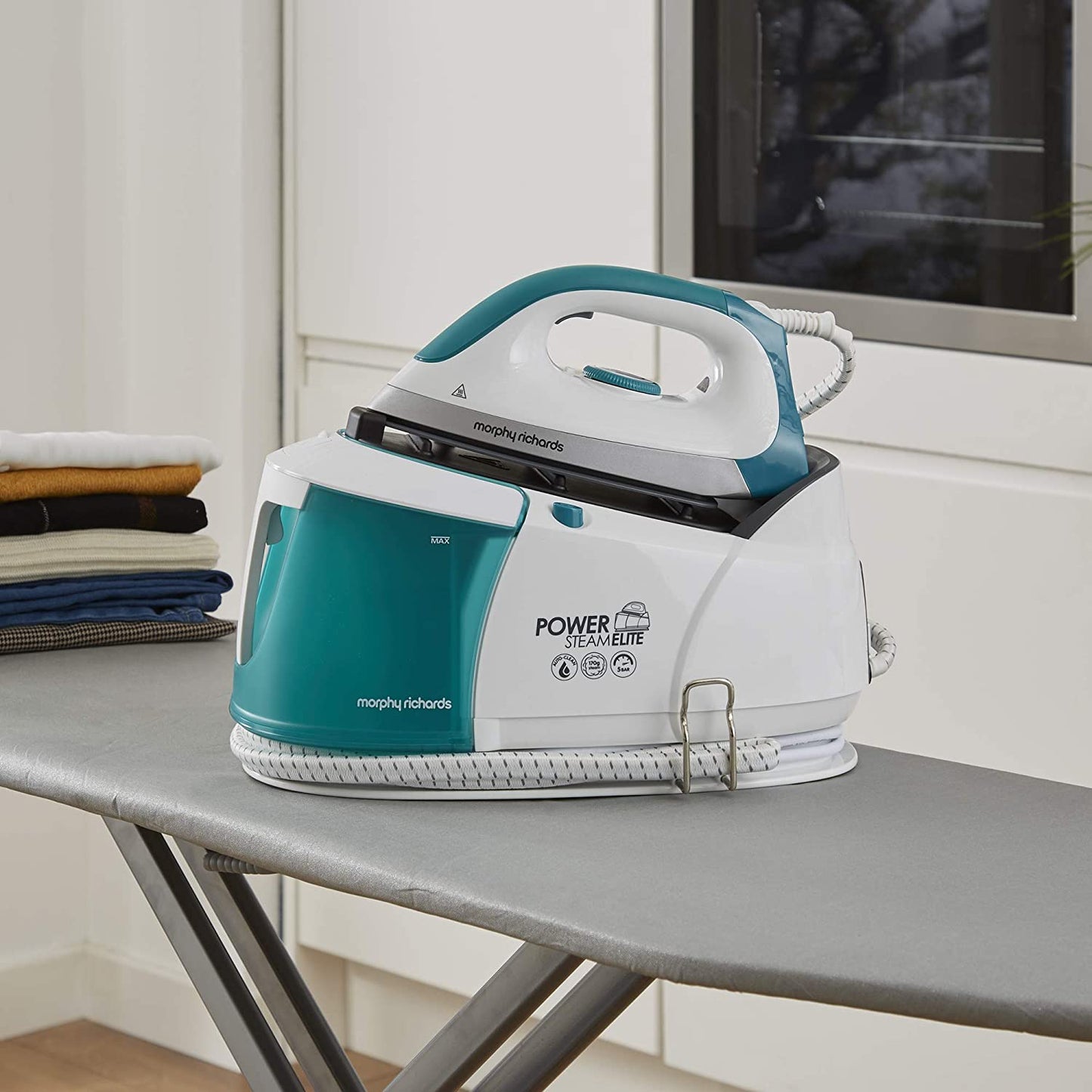 Morphy Richards 332014 AutoClean Power Steam Elite 2400W Green/White